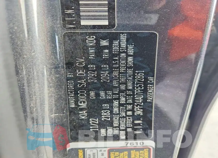 3KPF24AD7PE572861 Photo# 12