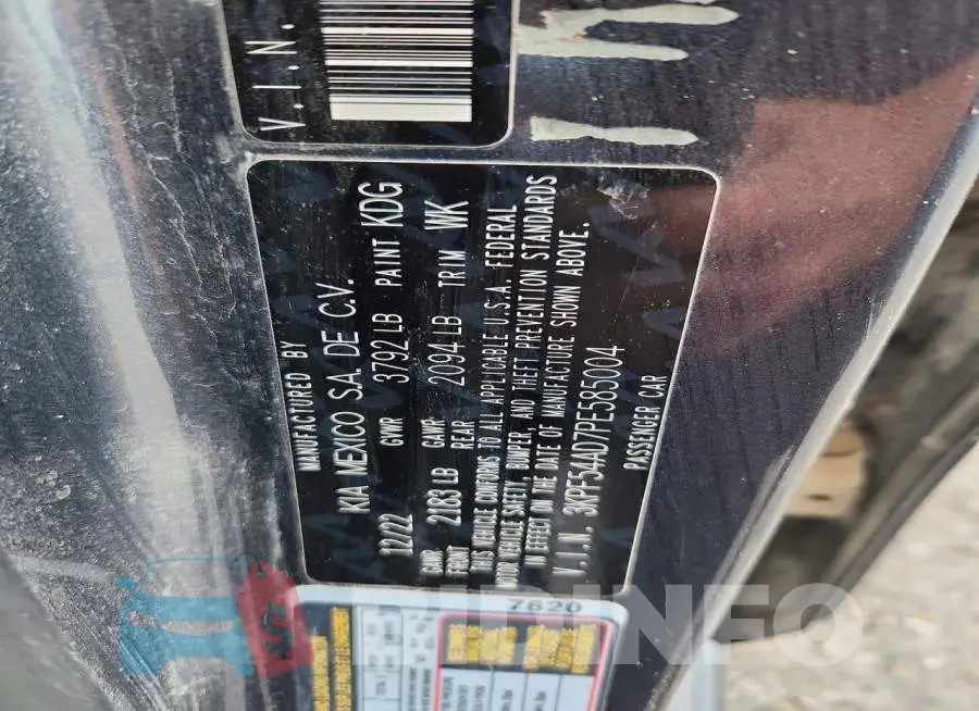 3KPF54AD7PE585004 Photo# 13