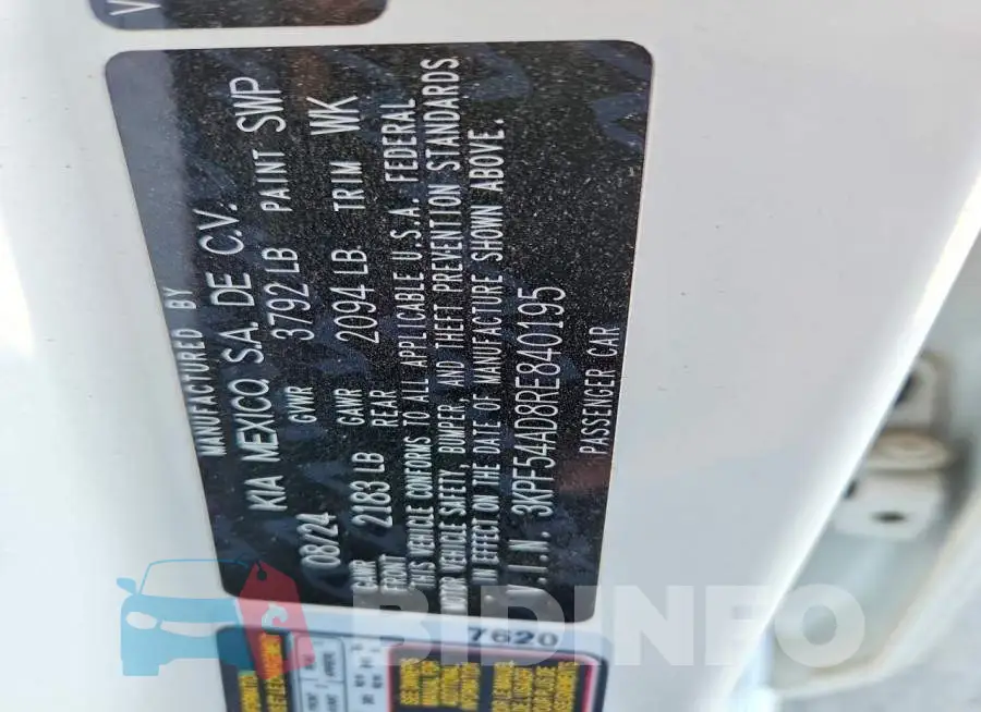 3KPF54AD8RE840195 Photo# 13
