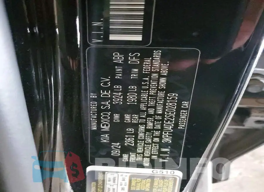 3KPFU4DE2SE028159 Photo# 12