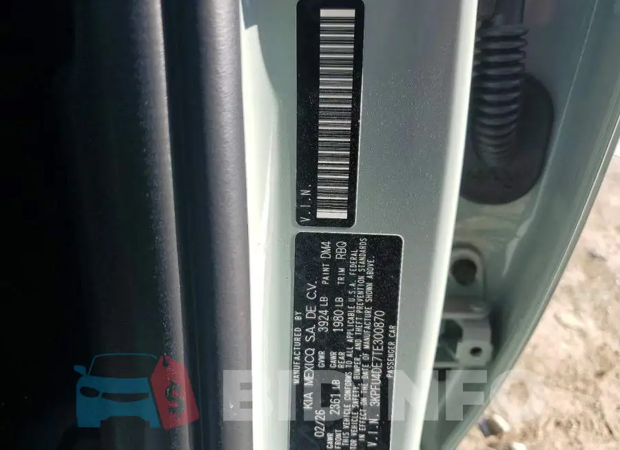 3KPFU4DE7TE300870 Photo# 12