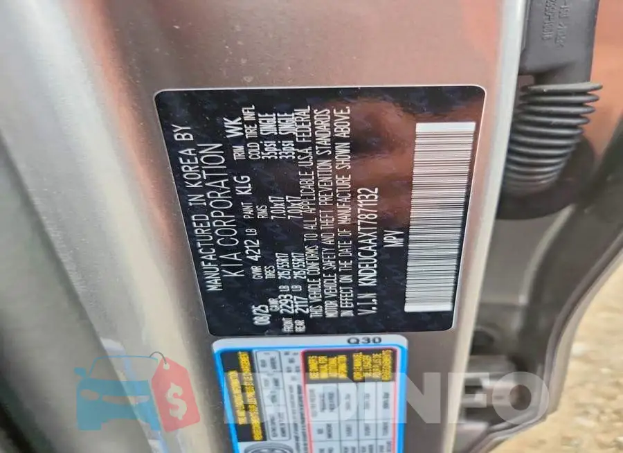 KNDEUCAAXT7871132 Photo# 13