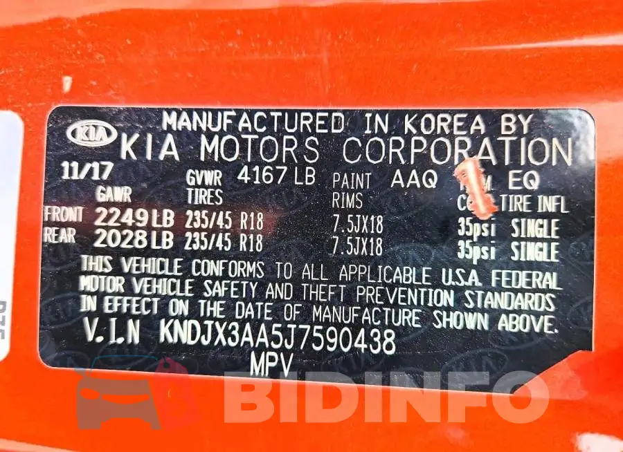 KNDJX3AA5J7590438 Photo# 13