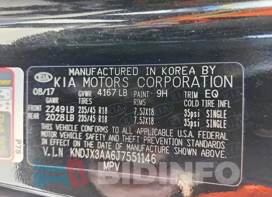 KNDJX3AA6J7551146 Photo# 13
