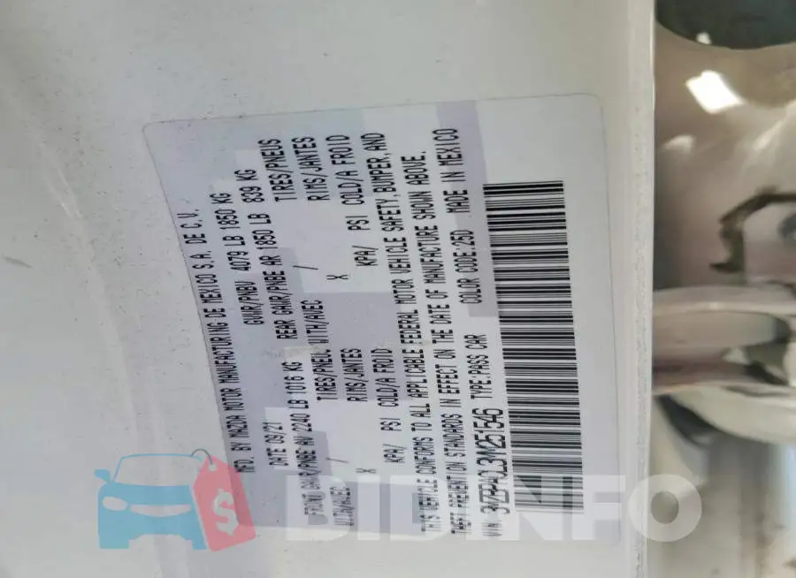 3MZBPACL3MM251546 Photo# 12