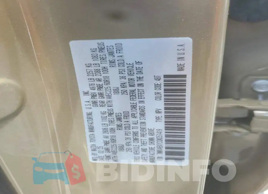 7MMVABXY3SN351419 Photo# 13