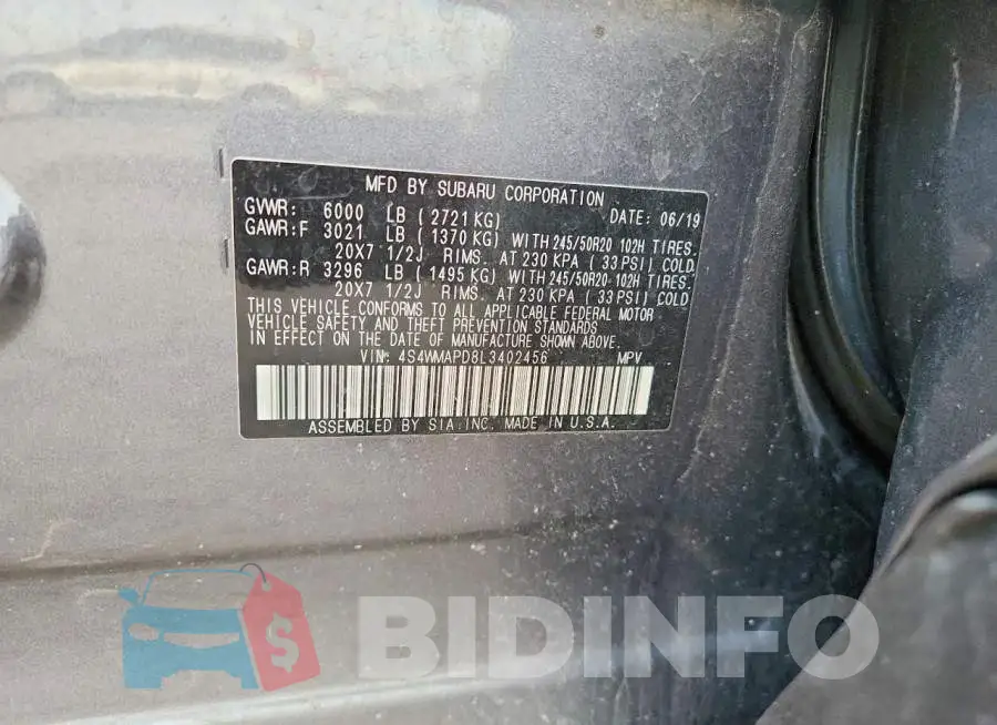 4S4WMAPD8L3402456 Photo# 13