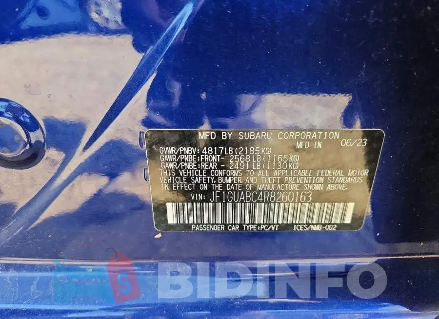 JF1GUABC4R8260163 Photo# 13