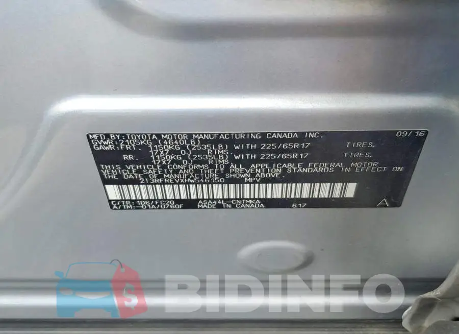 2T3RFREVXHW546150 Photo# 13