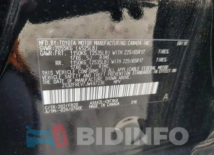 2T3ZFREV7JW497236 Photo# 13