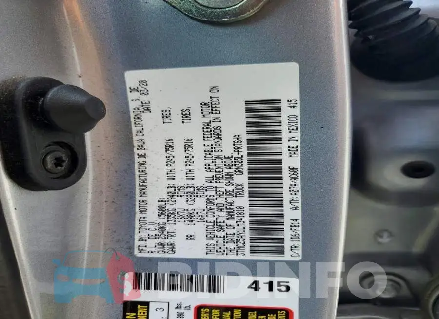 3TMCZ5AN1LM341810 Photo# 12