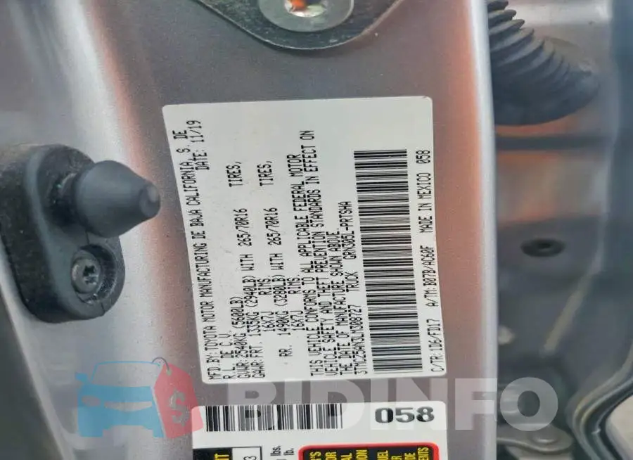 3TMCZ5AN3LM308727 Photo# 12