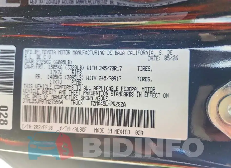 3TMLB5JN9TM275964 Photo# 12