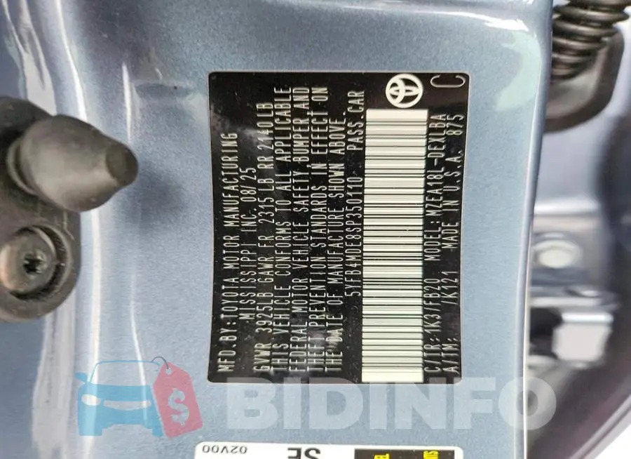 5YFB4MDE8SP350110 Photo# 12