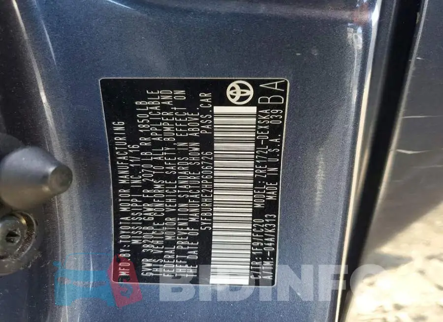 5YFBURHE2HP606726 Photo# 13