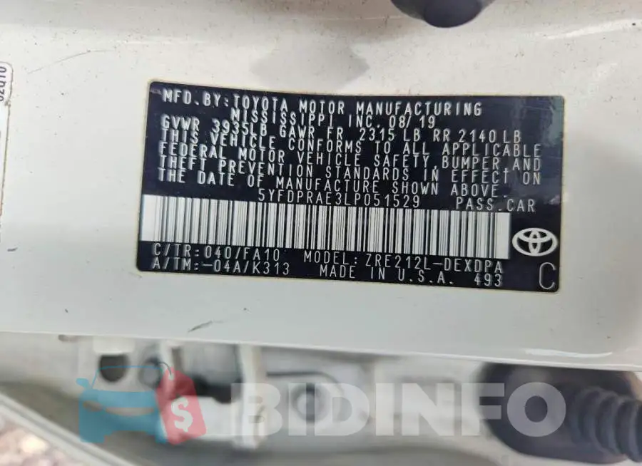 5YFDPRAE3LP051529 Photo# 12