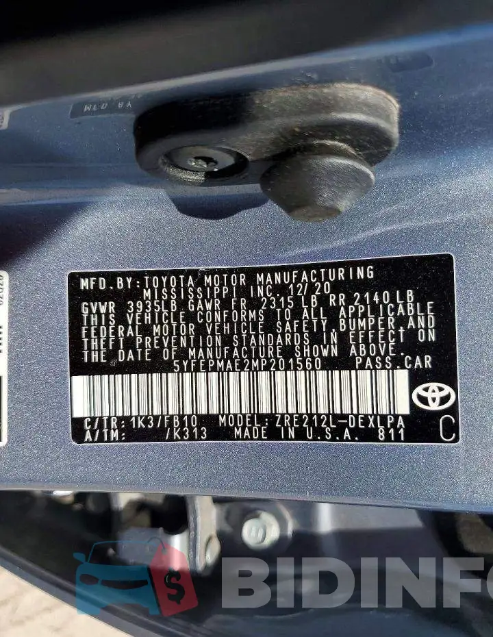 5YFEPMAE2MP201560 Photo# 13