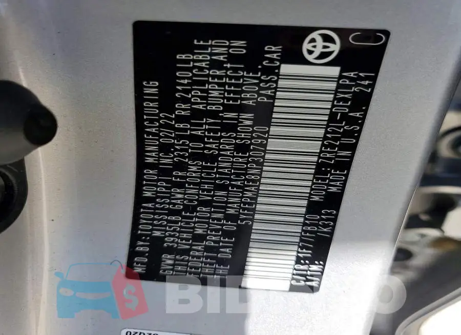 5YFEPMAE8NP307920 Photo# 12