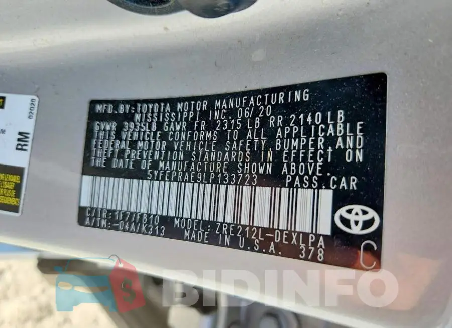 5YFEPRAE9LP133723 Photo# 12