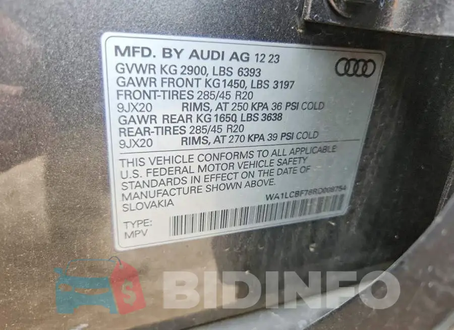 WA1LCBF76RD008754 Photo# 12