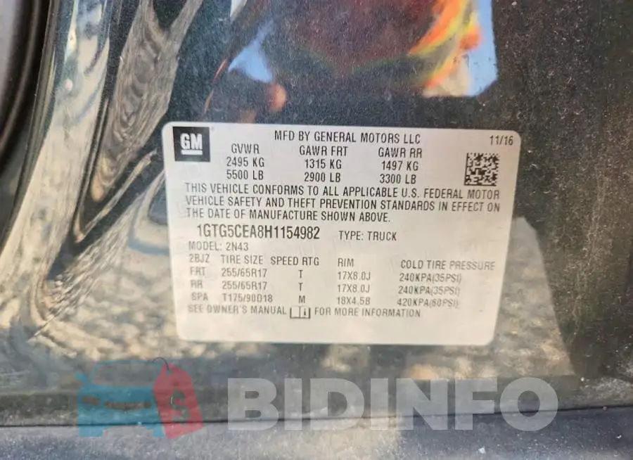 1GTG5CEA8H1154982 Photo# 12