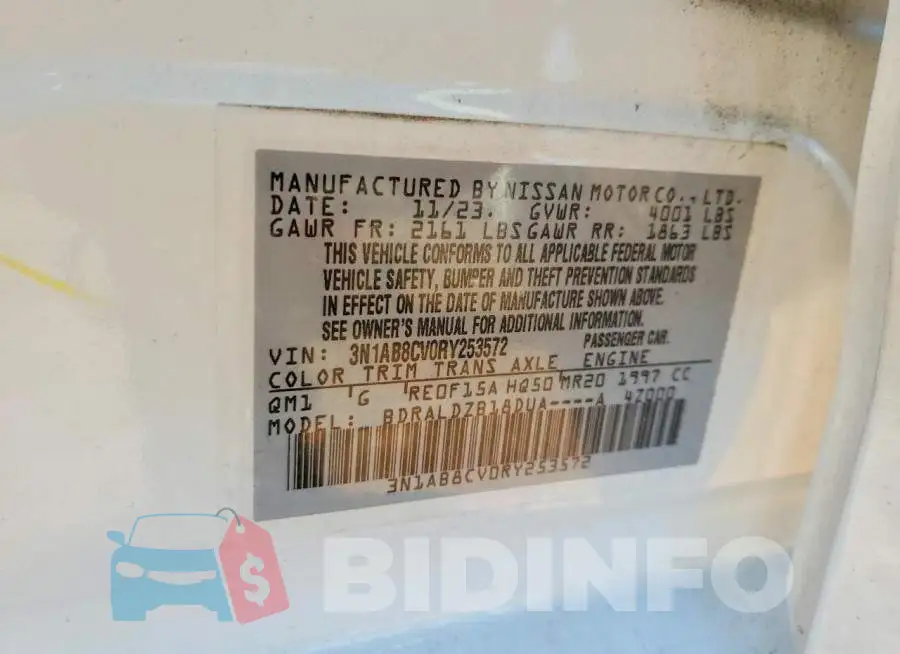 3N1AB8CV0RY253572 Photo# 13