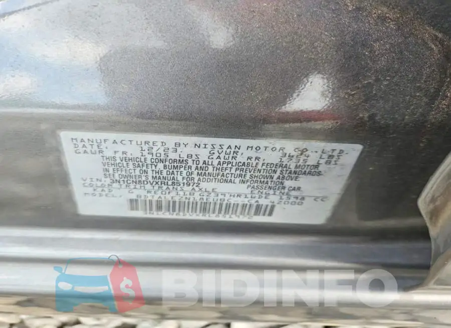 3N1CN8DVXRL851972 Photo# 12