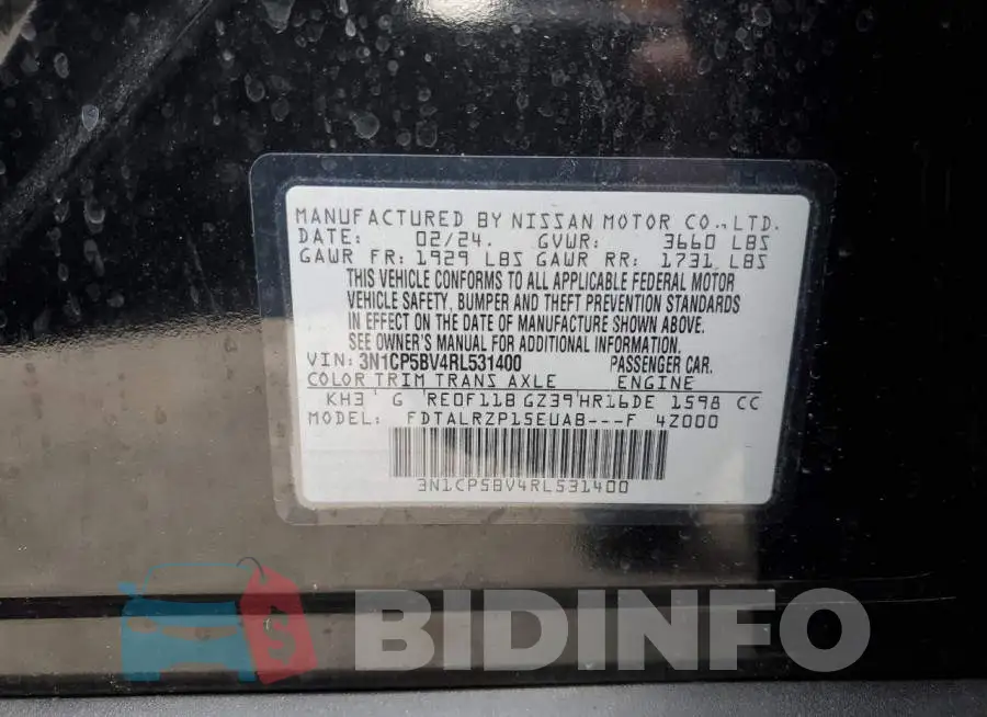 3N1CP5BV4RL531400 Photo# 12