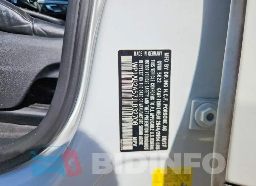 WP1AB2A57JLB32708 Photo# 12