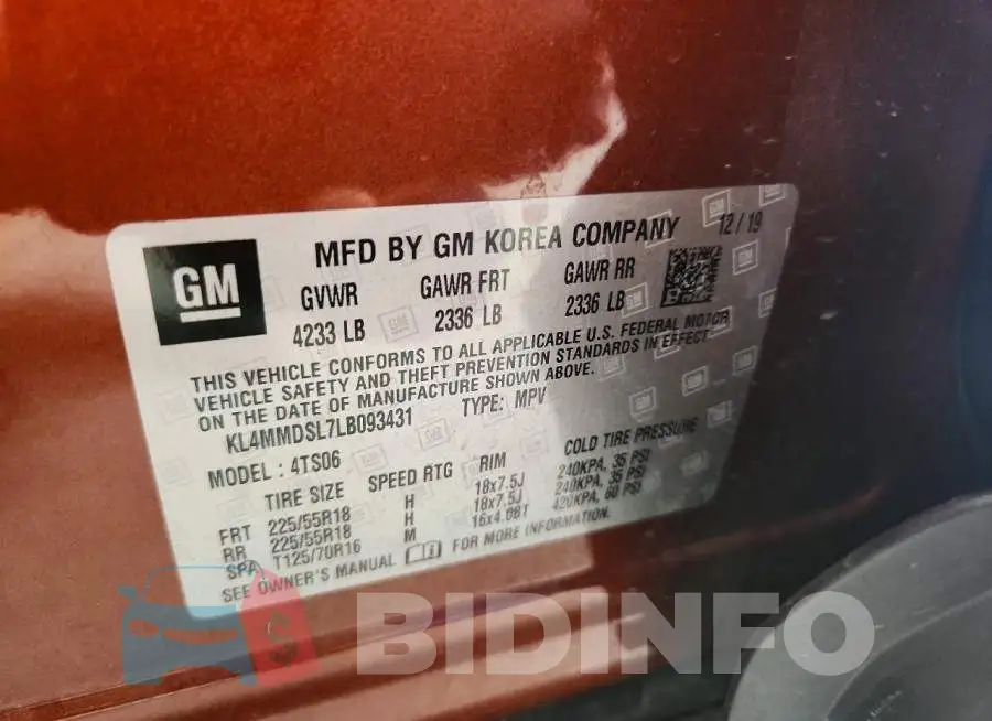 KL4MMDSL7LB093431 Photo# 13