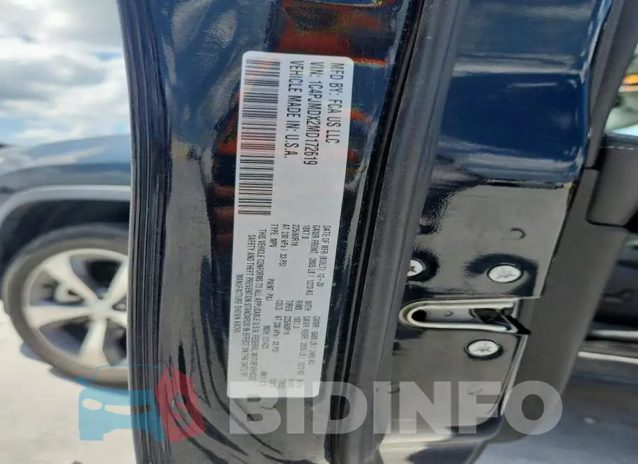 1C4PJMDX2MD172619 Photo# 13