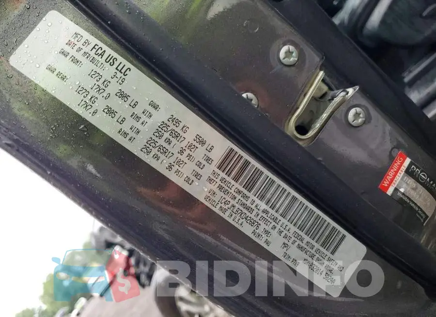 1C4PJMLB7KD426876 Photo# 13