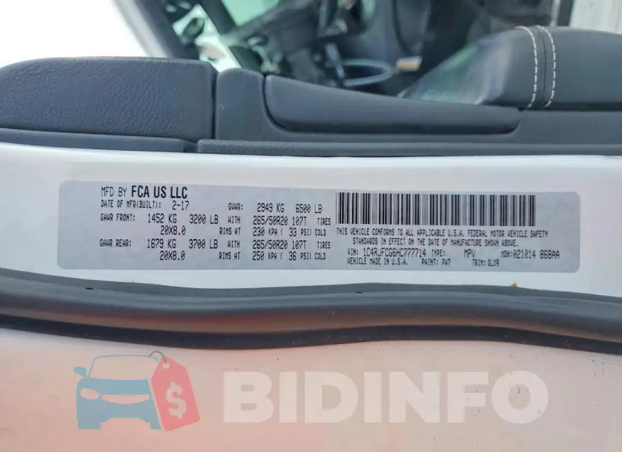 1C4RJFCG6HC777714 Photo# 13