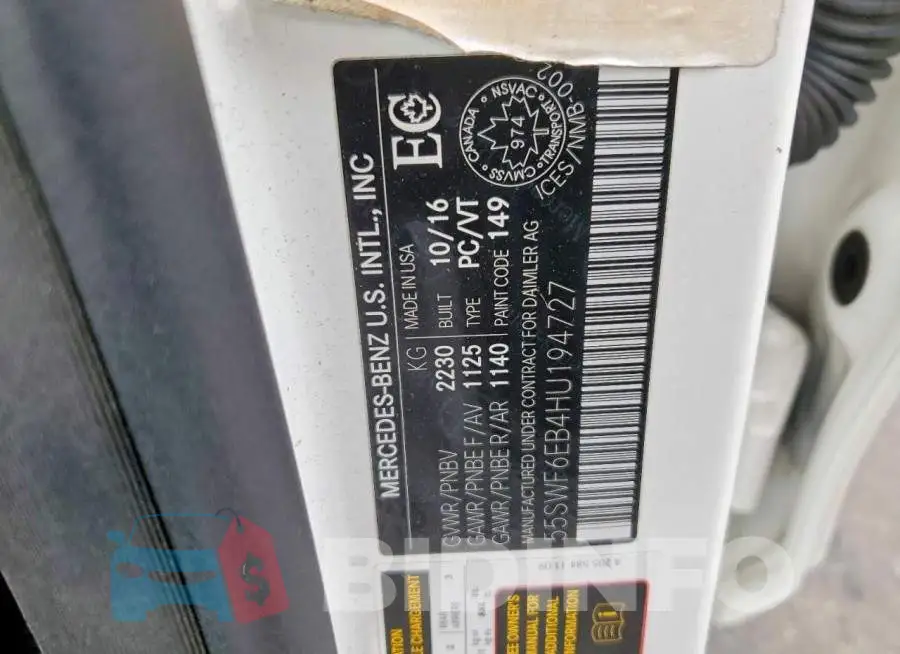 55SWF6EB4HU194727 Photo# 13