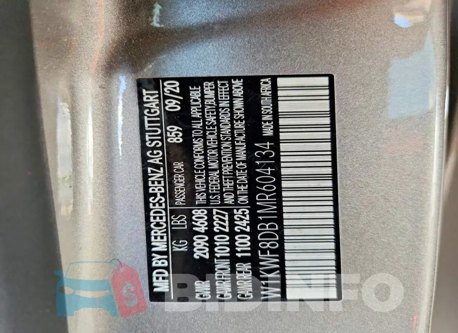 W1KWF8DB1MR604134 Photo# 13