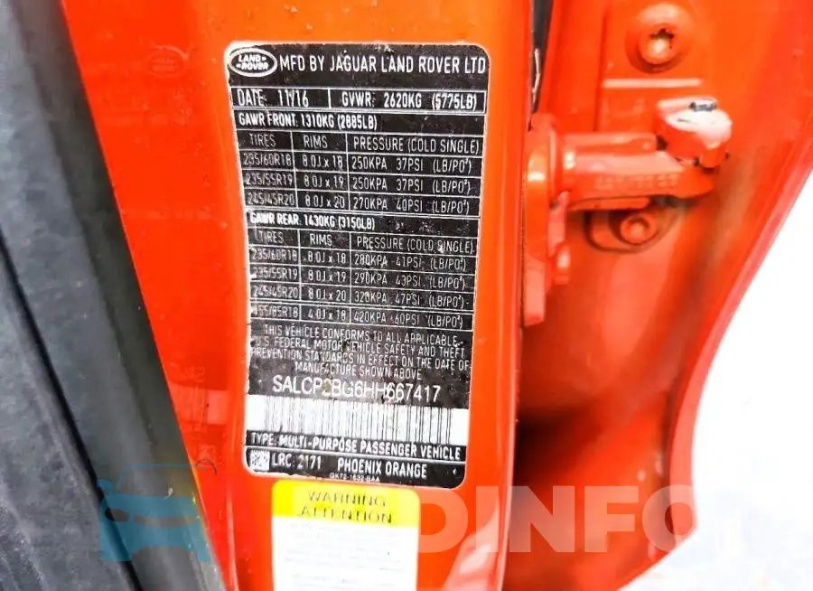 SALCP2BG6HH667417 Photo# 12