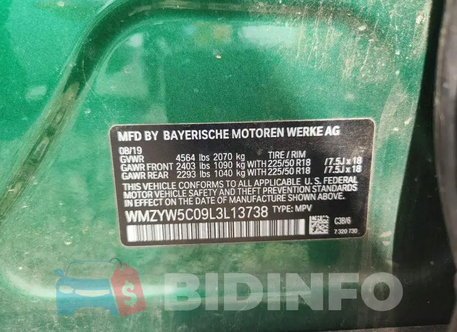 WMZYW5C09L3L13738 Photo# 12