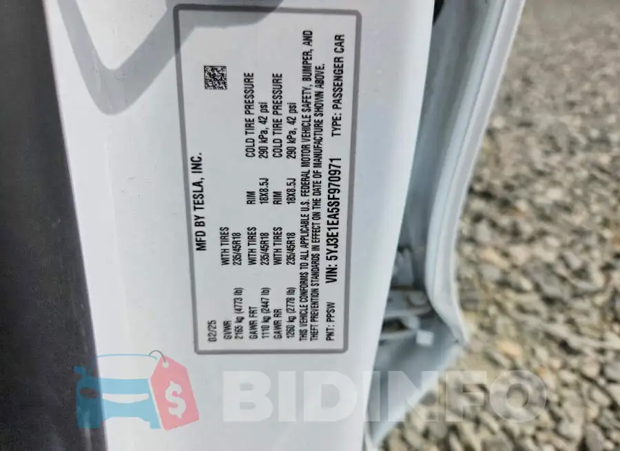 5YJ3E1EA5SF970971 Photo# 12