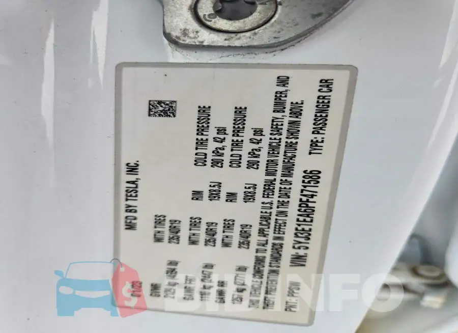5YJ3E1EA6PF471586 Photo# 13