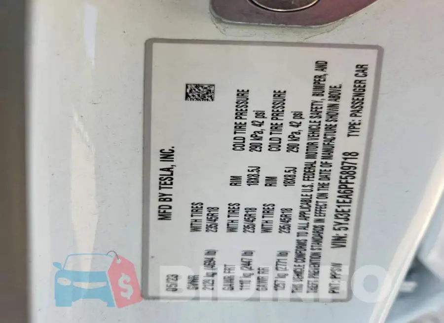 5YJ3E1EA6PF589718 Photo# 12