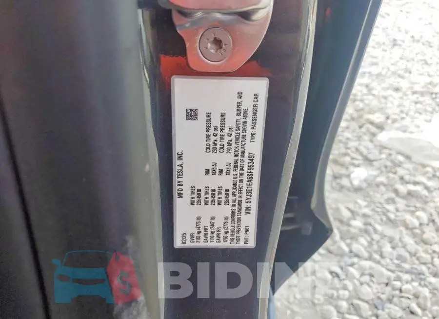 5YJ3E1EA6SF953497 Photo# 13