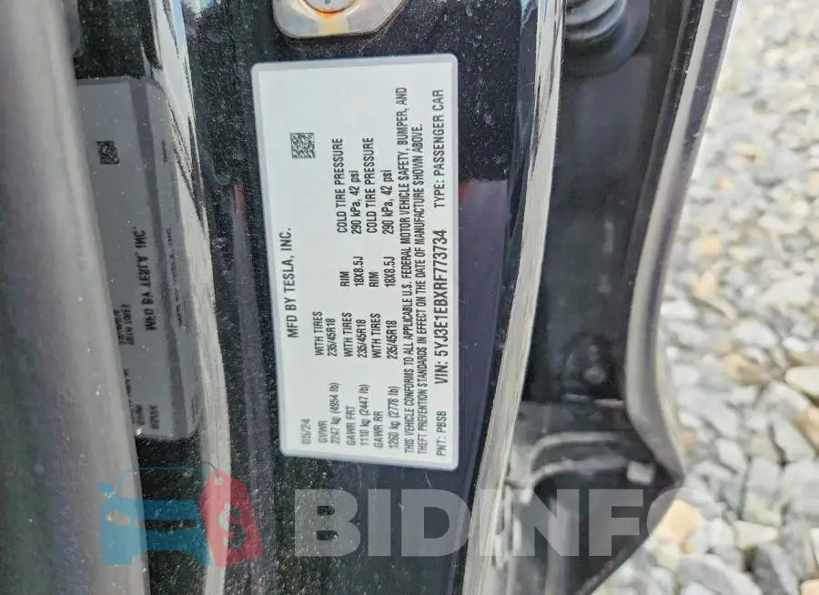 5YJ3E1EBXRF773734 Photo# 12