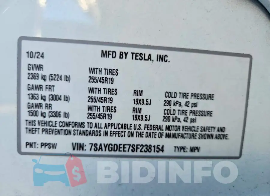 7SAYGDEE7SF238154 Photo# 12