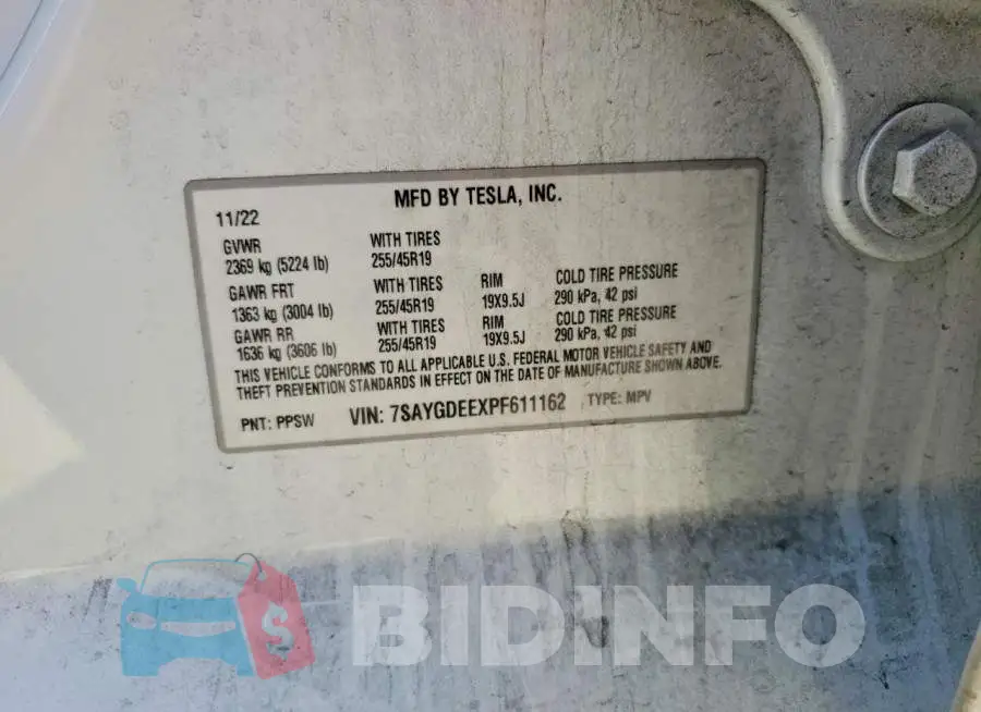 7SAYGDEEXPF611162 Photo# 14