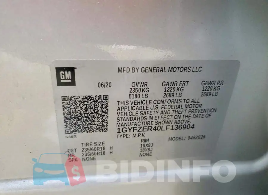 1GYFZER40LF136904 Photo# 12