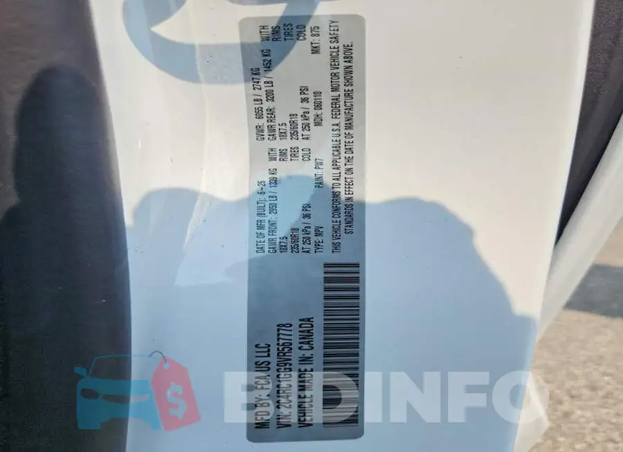 2C4RC1GG9VR567778 Photo# 13