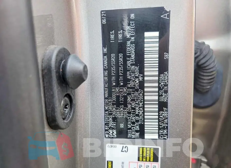 2T2HZMDA1MC299427 Photo# 13