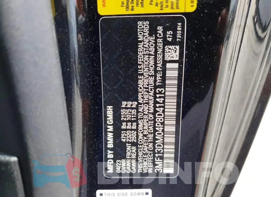 3MF13DM04P8D41413 Photo# 12