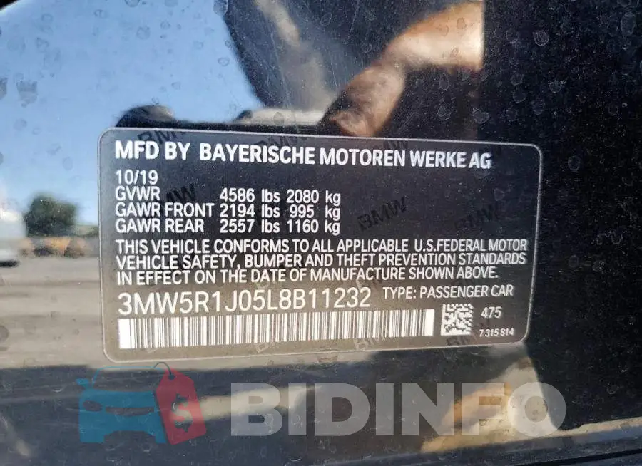 3MW5R1J05L8B11232 Photo# 12
