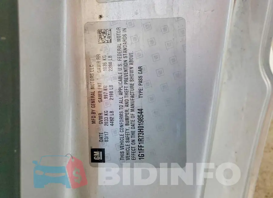 1G1FF1R73H0198544 Photo# 12